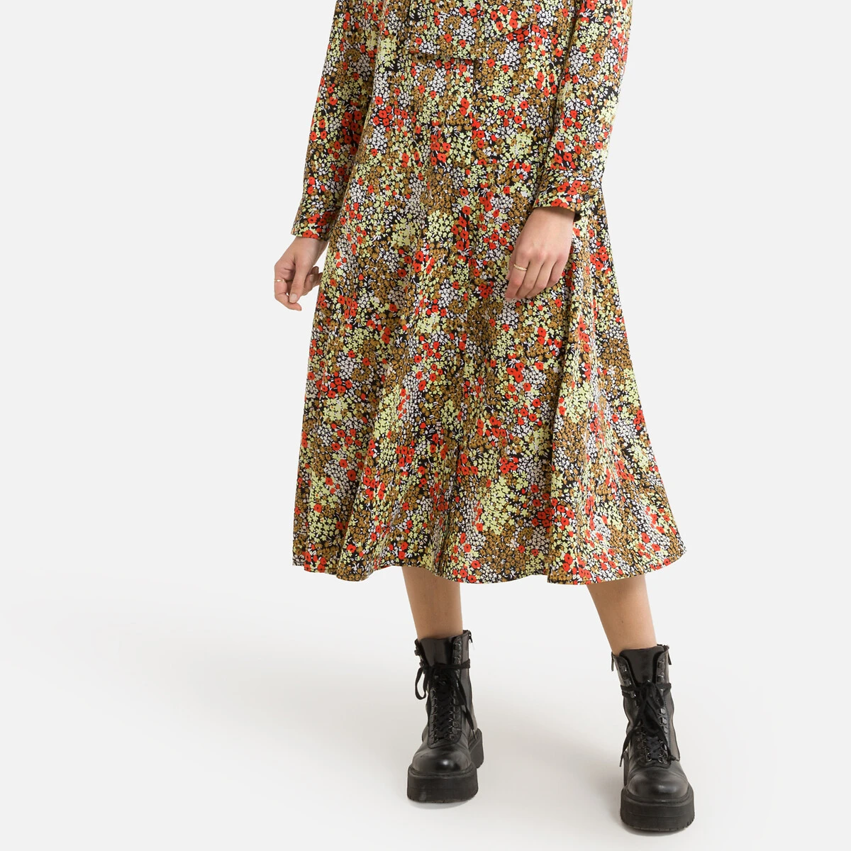 Robe Longue Imprimée à Lavallière DREAMY 3 Robe Longue Imprimée à Lavallière DREAMY – Image 3