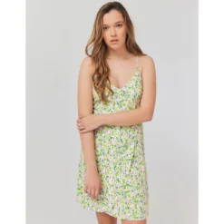 Robe Cache Coeur Fines Bretelles Imprimée -Velousia Soldes Boutique 0092df64fc444dfa1e251d5d30963676