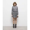 THE KOOPLES Robe évasée Imprimée, Courte, Manches Longues