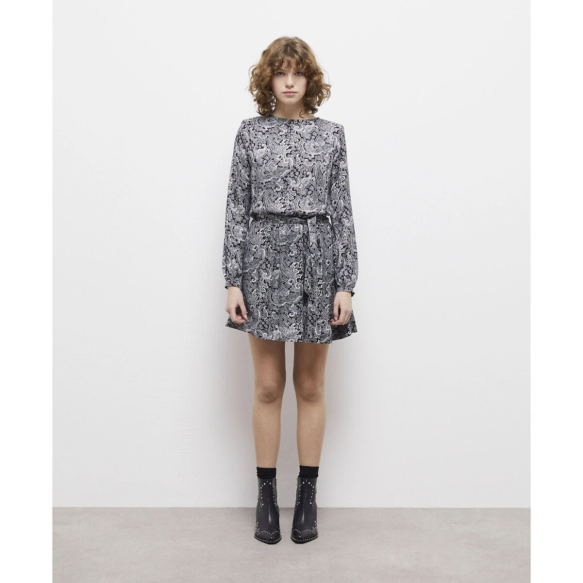 THE KOOPLES Robe Courte Imprimée, Manches Longues 17 THE KOOPLES Robe Courte Imprimée, Manches Longues – Image 17