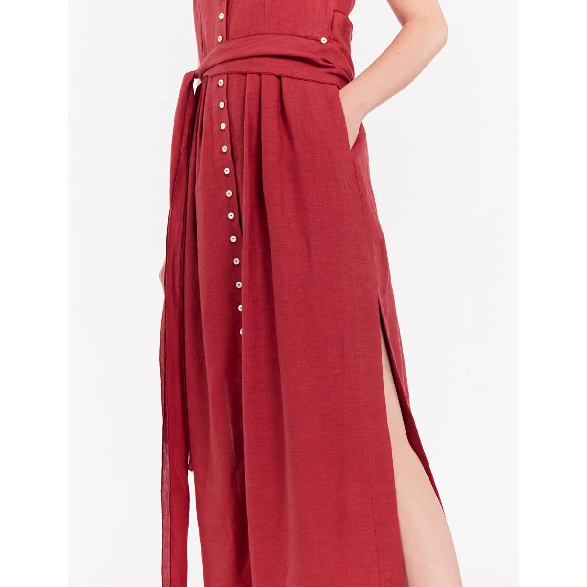 Robe Longue En Lin AMBRE 3 Robe Longue En Lin AMBRE – Image 3