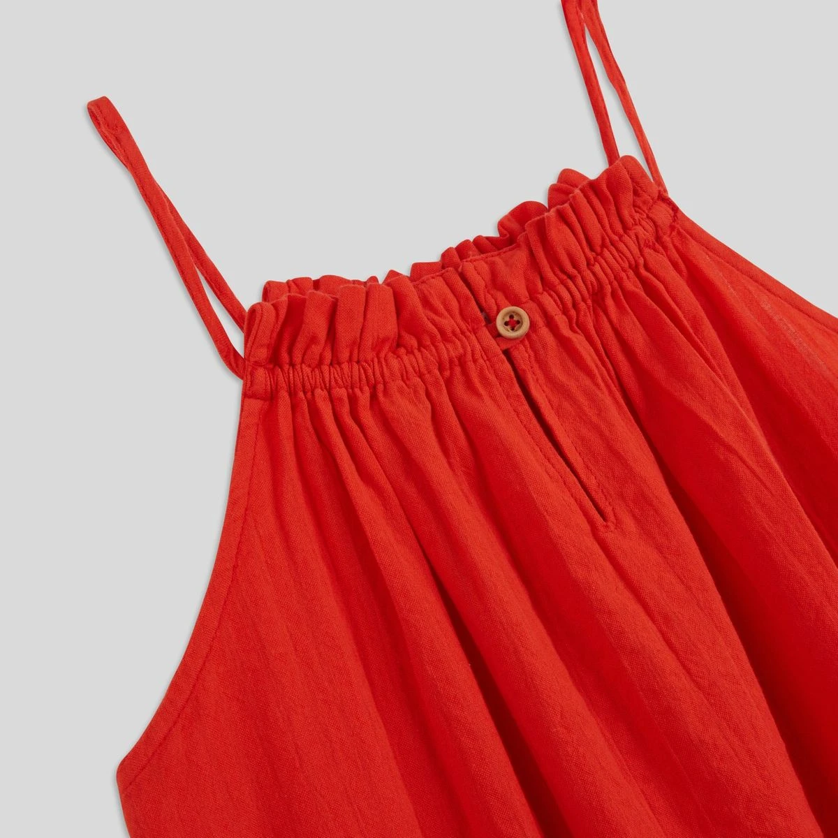 Robe Longue Unie En Coton BIO, Certifié OEKO-TEX 3 Robe Longue Unie En Coton BIO, Certifié OEKO-TEX – Image 3