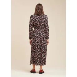 Robe Portefeuille Longue à Imprimé Fleuri -Velousia Soldes Boutique 03448642ab0864e870d699bd7b990e7c