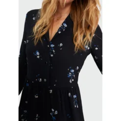 Robe à Imprimé Bouquet Floral -Velousia Soldes Boutique 05f8f0e1bdda7b107973050cffc75d52