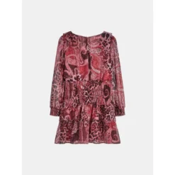 Robe Mousseline Imprimée All-Over -Velousia Soldes Boutique 079533288a33a44126d7e3d72525c4c2