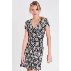 Robe évasée à Manches Courtes -Velousia Soldes Boutique 07f3013af2fc154b3928ef1a11759b4f