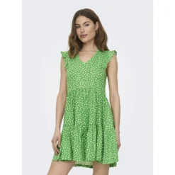 ONLY Robe Courte évasée, Col V 27 ONLY Robe Courte évasée, Col V -Velousia Soldes Boutique 082fd4fa13b41b98ed0457cd106e71ee