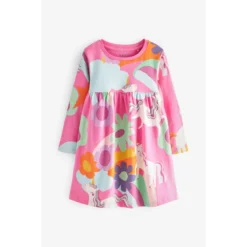 Next Robe à Manches Longues En Jersey Col Rond