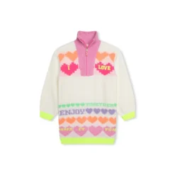 Billieblush Robe Pull Jacquard Col Montant -Velousia Soldes Boutique 08d928fbaa502cd25d0301ee53509e11