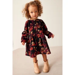 Next Robe Décontractée Col Rond Manches Longues -Velousia Soldes Boutique 08faae8f6eae1ec3e93d7fe05f47862e