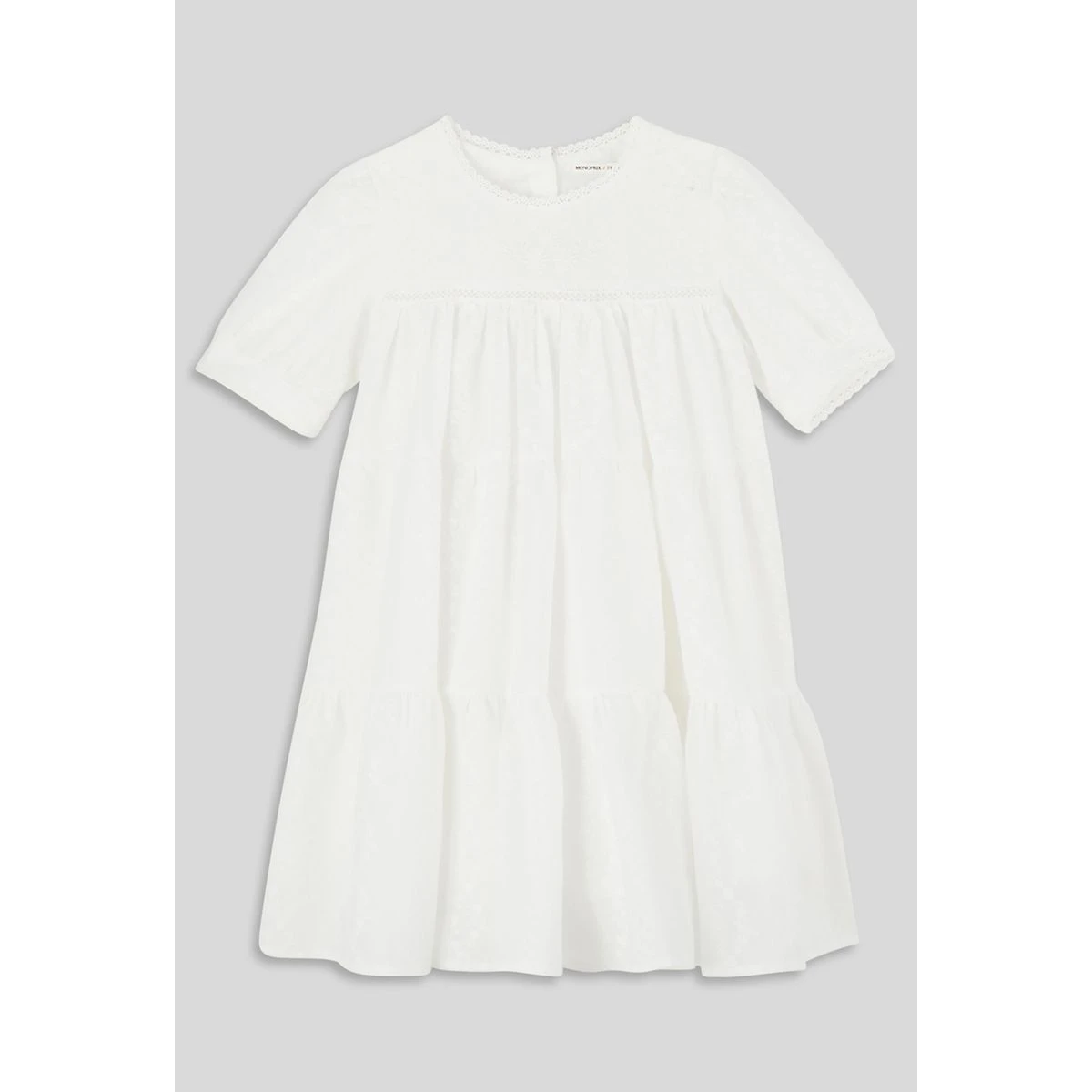 Robe Brodée En Coton, Coton BIO, Certifiée Oeko-Tex 4 Robe Brodée En Coton, Coton BIO, Certifiée Oeko-Tex – Image 4