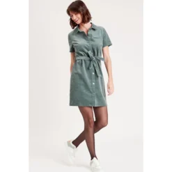 Robe Droite Velours Ceinturée -Velousia Soldes Boutique 0b3ad74d5d9e7f518f4396a3bef9482c