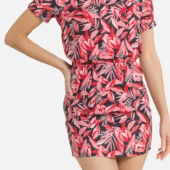Robe Courte Imprimée, Manches Courtes -Velousia Soldes Boutique 0bb2cc3d3145d663576d5147dcd1f73b