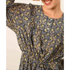 Robe Imprimée Longue, Manches 3/4 POMPEI 6 Robe Imprimée Longue, Manches 3/4 POMPEI -Velousia Soldes Boutique 0c22771e8f65cbeec26690165b624ef7