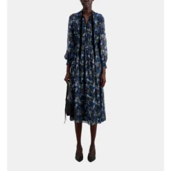 THE KOOPLES Robe Longue Imprimée Avec Plissage 8 THE KOOPLES Robe Longue Imprimée Avec Plissage -Velousia Soldes Boutique 0d23dacc4dea16e9048c897c02b2b1d0