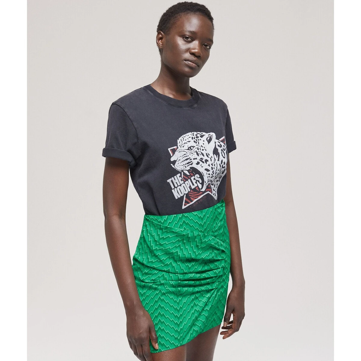 THE KOOPLES Robe Patineuse Imprimé Floral, Courte 10 THE KOOPLES Robe Patineuse Imprimé Floral, Courte – Image 10