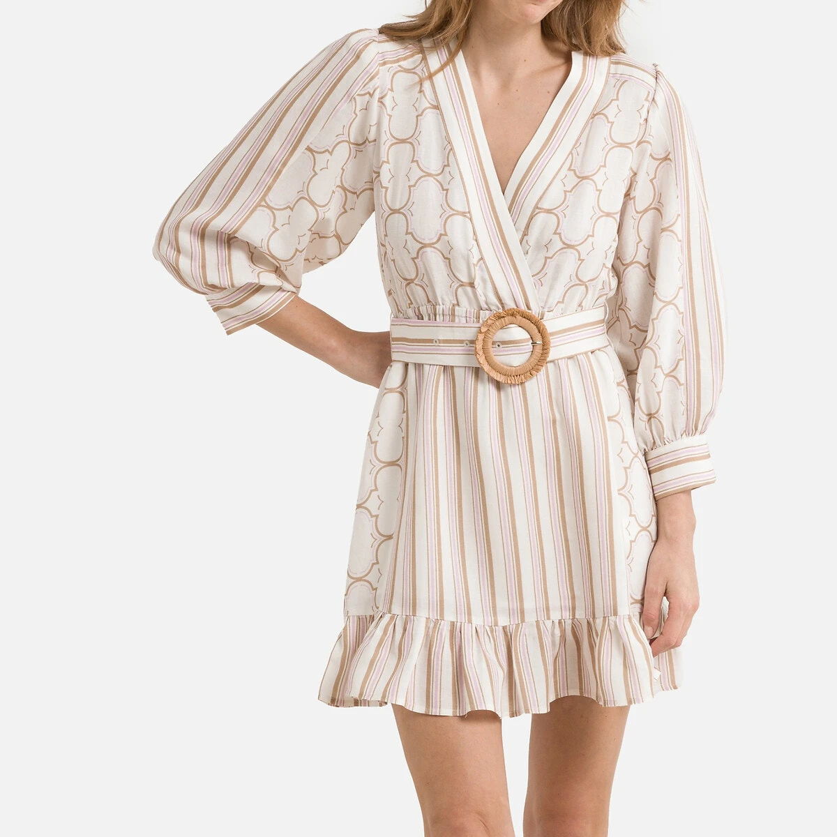 Suncoo Robe Courte Imprimée, Manches Longues Cherley 1 Suncoo Robe Courte Imprimée, Manches Longues Cherley