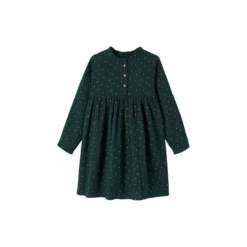 Robe En Gaze De Coton Détails Fantaisie