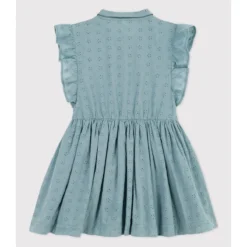 PETIT BATEAU Robe En Broderie Anglaise Avec Volants -Velousia Soldes Boutique 0faa72dd954f4ad731e5433bcd90b1c4