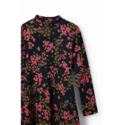 Desigual Robe Tissu Côtelé Fleurs -Velousia Soldes Boutique 0fece9430b6d857d9dae0dbb0dfaef8f