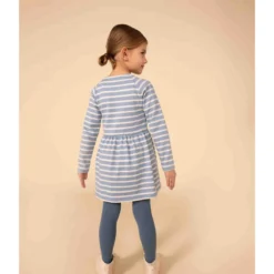 PETIT BATEAU Robe Manches Longues Rayées En Coton épais -Velousia Soldes Boutique 11061af3a7b78c69a99b525b3ef20092