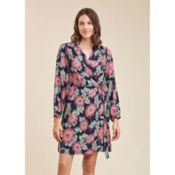 Robe Portefeuille Courte à Imprimé Fleuri 6 Robe Portefeuille Courte à Imprimé Fleuri -Velousia Soldes Boutique 11e26405830a9e1778f9135bf6e699a6