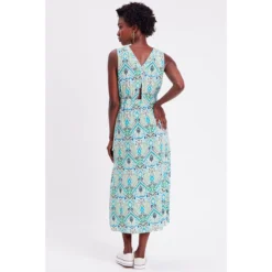 Robe Longue évasée Col En V -Velousia Soldes Boutique 120cfd45b2f1715bafe635dbaaeca447