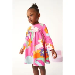 Next Robe à Manches Longues En Jersey Col Rond -Velousia Soldes Boutique 14ef09f9aad4d70cf9111c1ed07627c9