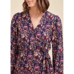 Robe Courte En Viscose Ecovero Imprimée -Velousia Soldes Boutique 152fe70be9258d6776972825796dbf42