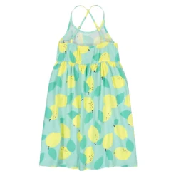 Robe à Fines Bretelles, Imprimé Citrons -Velousia Soldes Boutique 15857f0a05c3cc215051211843f045bd