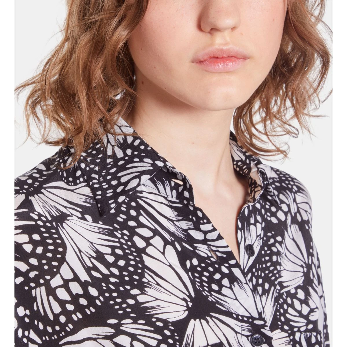 THE KOOPLES Robe Courte Plissée Imprimée Papillons 5 THE KOOPLES Robe Courte Plissée Imprimée Papillons – Image 5