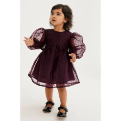 Next Robe à Manches Volumineuses En Organza -Velousia Soldes Boutique 1754a9534e3b3cd7c4722cd1e06dee20