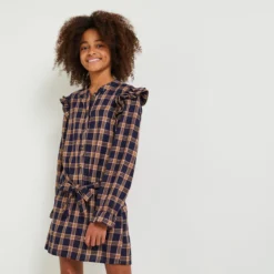 Robe à Carreaux, Certifié OEKO-TEX