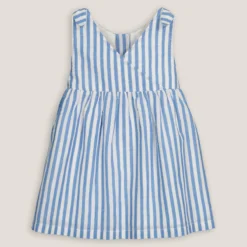 Robe Sans Manches Rayée -Velousia Soldes Boutique 1763da2e291021139c38fd8d4616247d