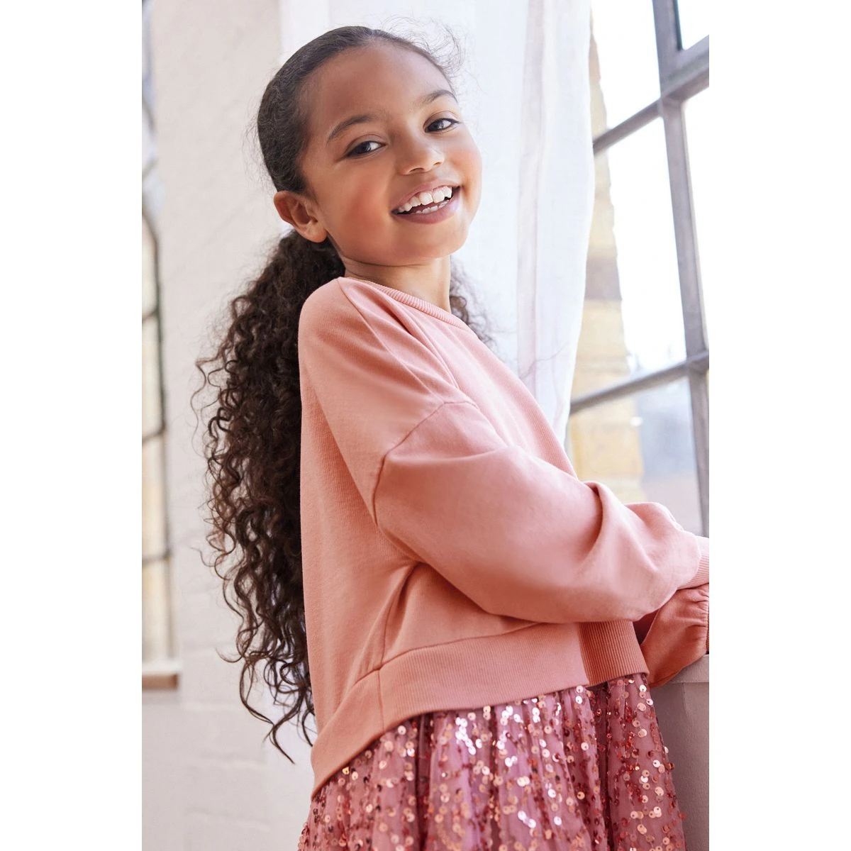 Next Robe Sweat Col Rond Manches Longues 5 Next Robe Sweat Col Rond Manches Longues – Image 5