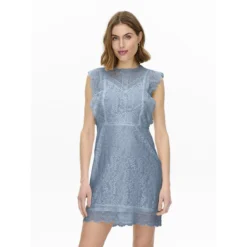 ONLY Robe Courte Près Du Corps En Dentelle -Velousia Soldes Boutique 17d06b9efec76123aaa3a61ac3cb6070