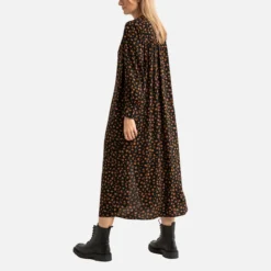 DES PETITS HAUTS Robe Ample Mi-longue Imprimée EVOU -Velousia Soldes Boutique 187b044d760de237c9283ce7d04c3978