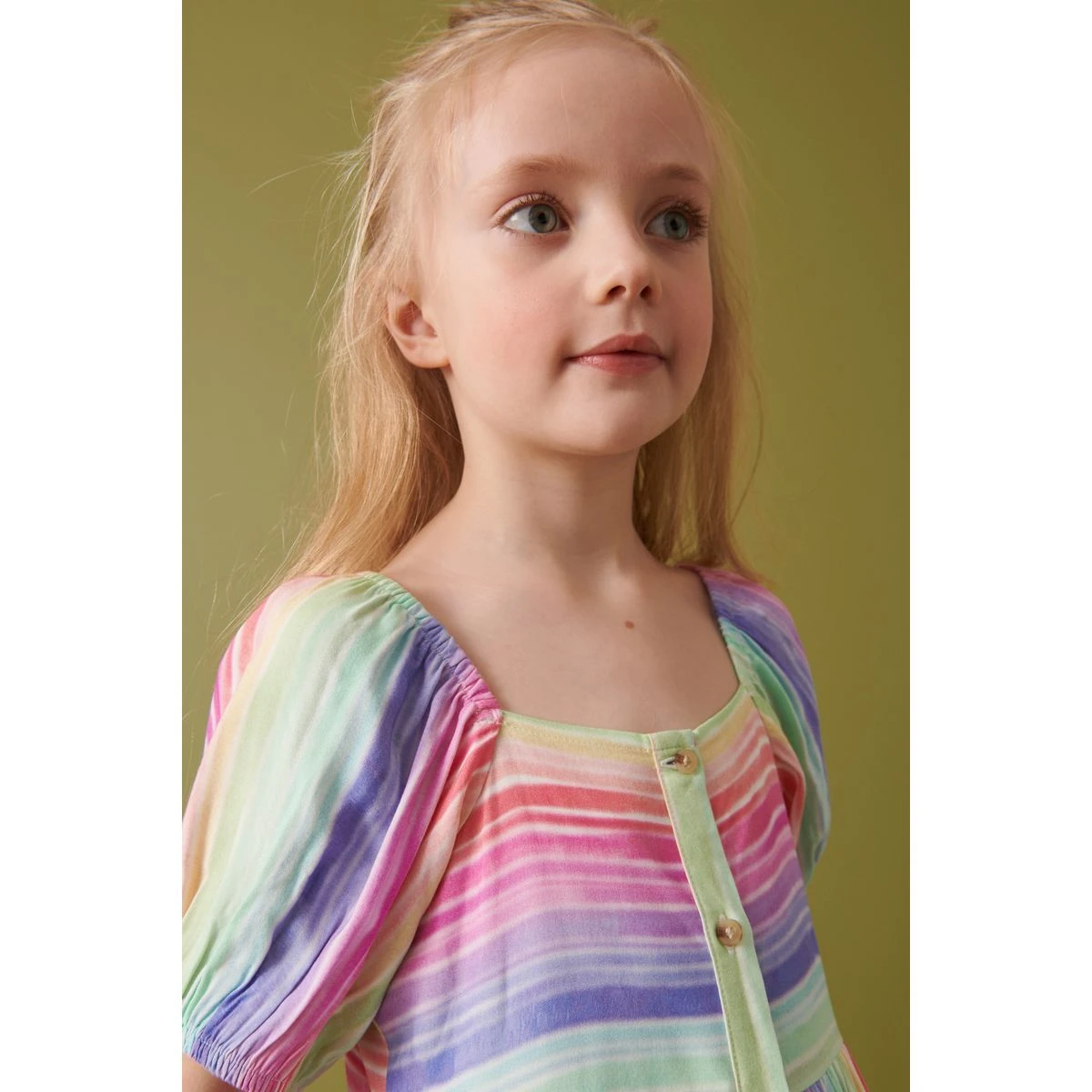 Next Robe Imprimée à Manches Bouffantes 10 Next Robe Imprimée à Manches Bouffantes – Image 10