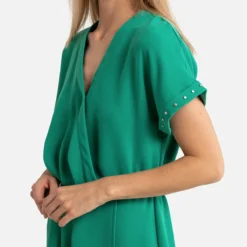 Ikks Robe Courte Portefeuille à Clous -Velousia Soldes Boutique 19e2c822974842f91c490beec76184d9