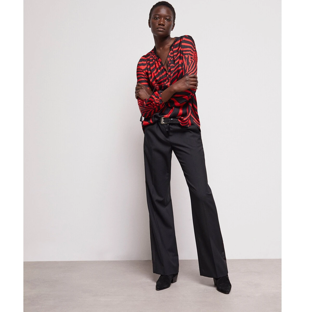 THE KOOPLES Robe Courte Imprimée, Manches Longues 7 THE KOOPLES Robe Courte Imprimée, Manches Longues – Image 7