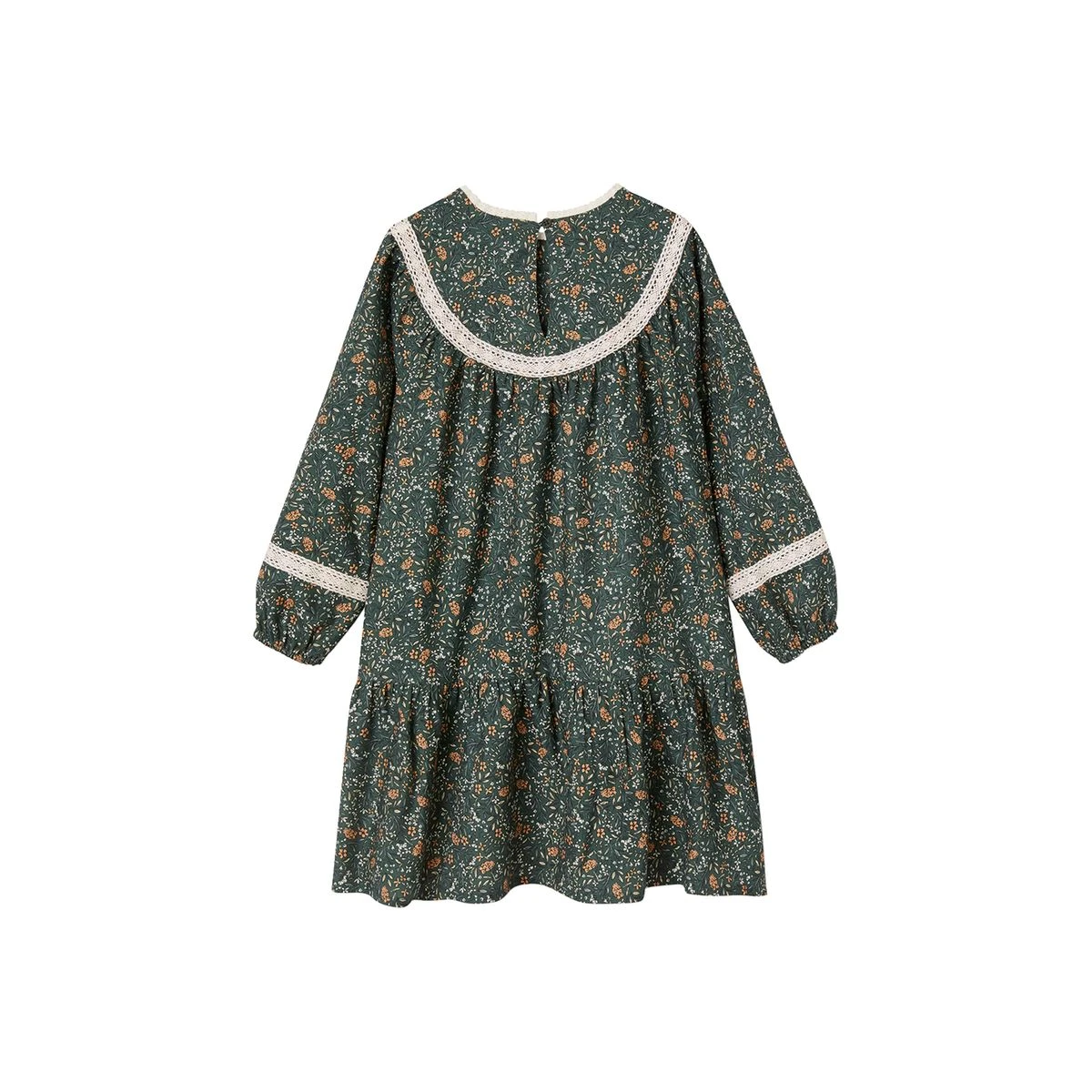 Robe à Fleurs Détails En Dentelle 8 Robe à Fleurs Détails En Dentelle – Image 8