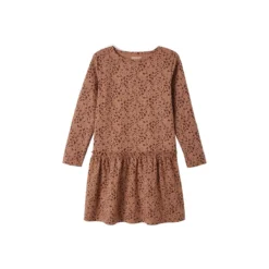 Robe Imprimée Manches Longues -Velousia Soldes Boutique 1b909803ba142c66dfde01402ead8564