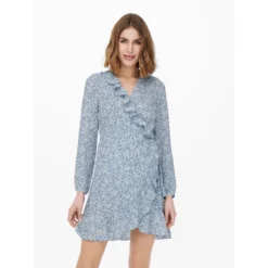 ONLY Robe Portefeuille Fleurie -Velousia Soldes Boutique 1be70336af89f72882cad07fb7cc3a23