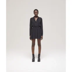 THE KOOPLES Robe Courte à Manches Longues -Velousia Soldes Boutique 1ce2fba1947833d331b41367653c34f9