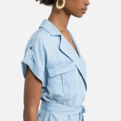 Noisy May Robe Chemise à Nouer 22 Noisy May Robe Chemise à Nouer -Velousia Soldes Boutique 1d1de946188c8a8d1487e65acf1b9823