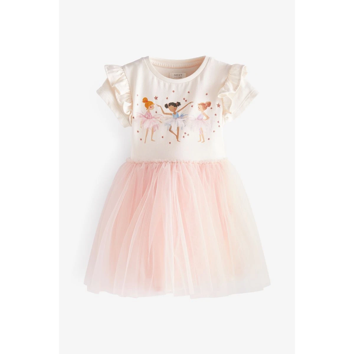 Next Robe à Manches Courtes Avec Jupe Tutu 1 Next Robe à Manches Courtes Avec Jupe Tutu