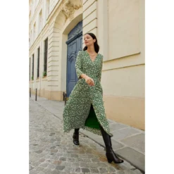 LA PETITE ETOILE Robe Longue Portefeuille Imprimé Graphique MILLO