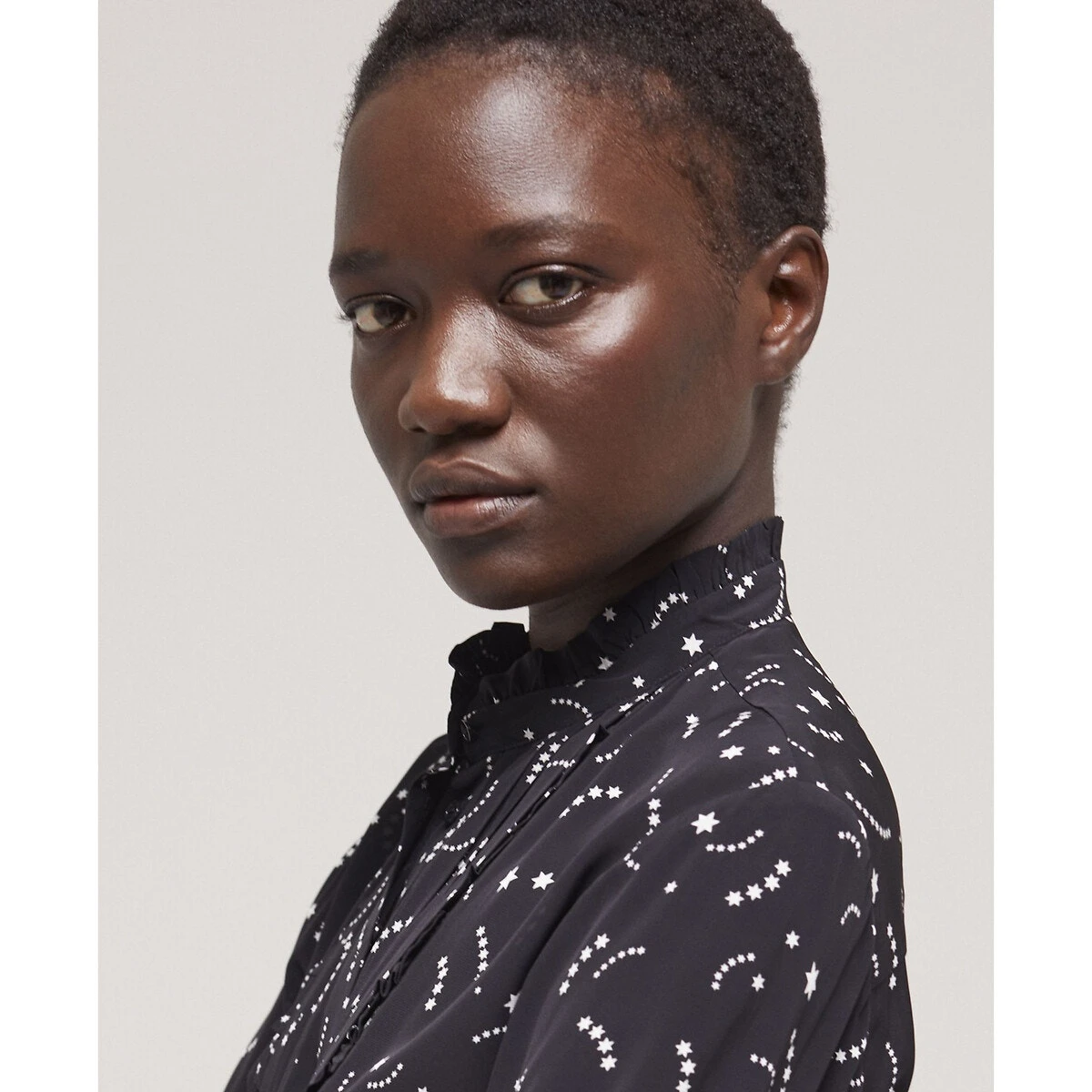 THE KOOPLES Robe Courte Imprimée, Manches Longues 5 THE KOOPLES Robe Courte Imprimée, Manches Longues – Image 5