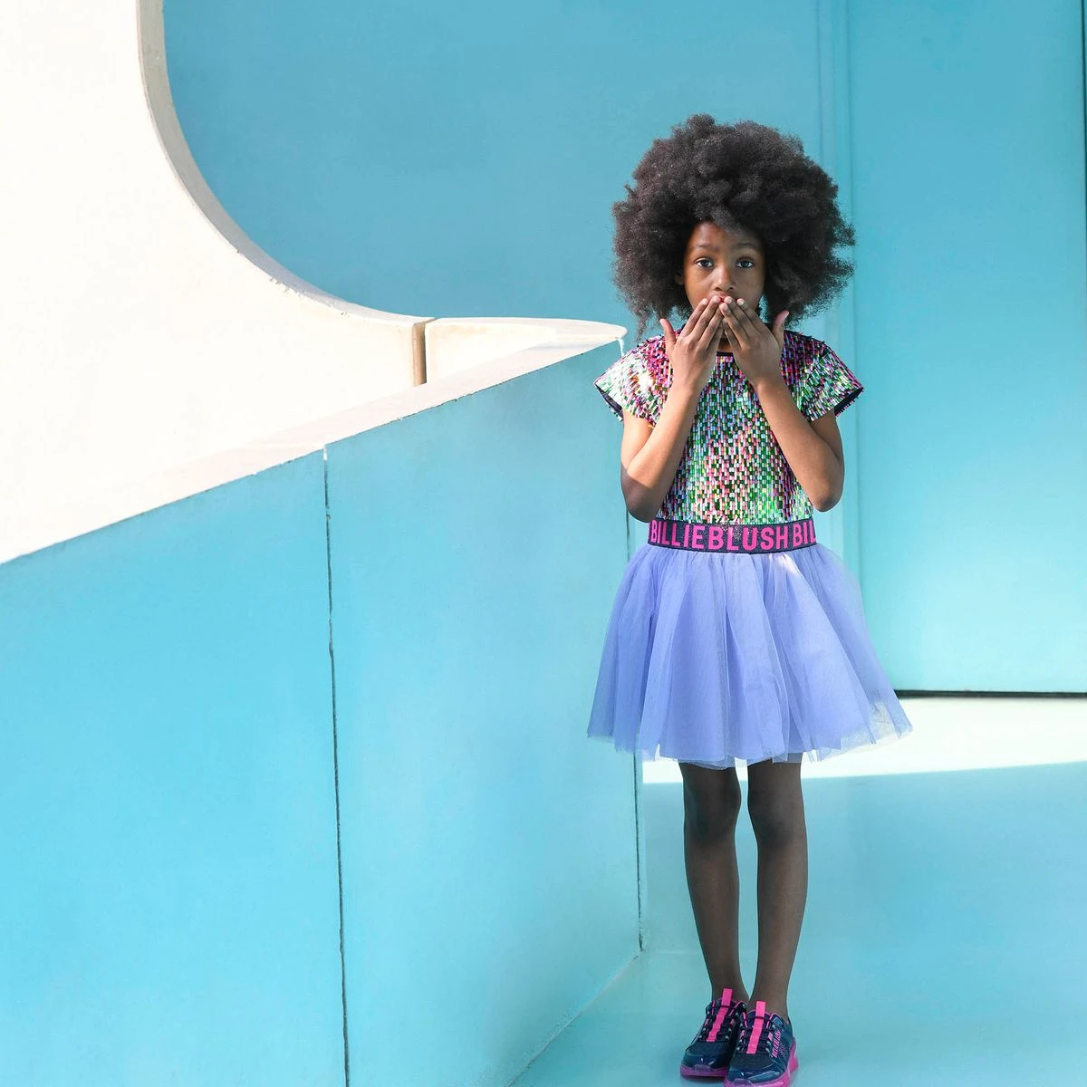 Billieblush Robe Bimatière à Sequins 4 Billieblush Robe Bimatière à Sequins – Image 4