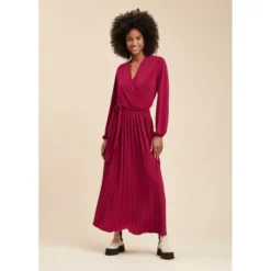 Robe Longue Jersey Plissé -Velousia Soldes Boutique 1eaed74c14bc9ba69aefe6e0afa1bcce